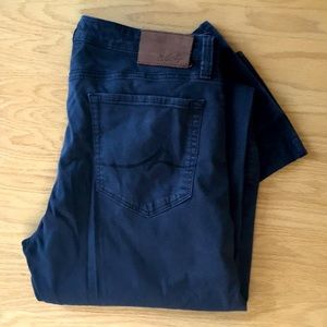 Two pairs of Mens 34 Heritage Navy Blue Straight Leg